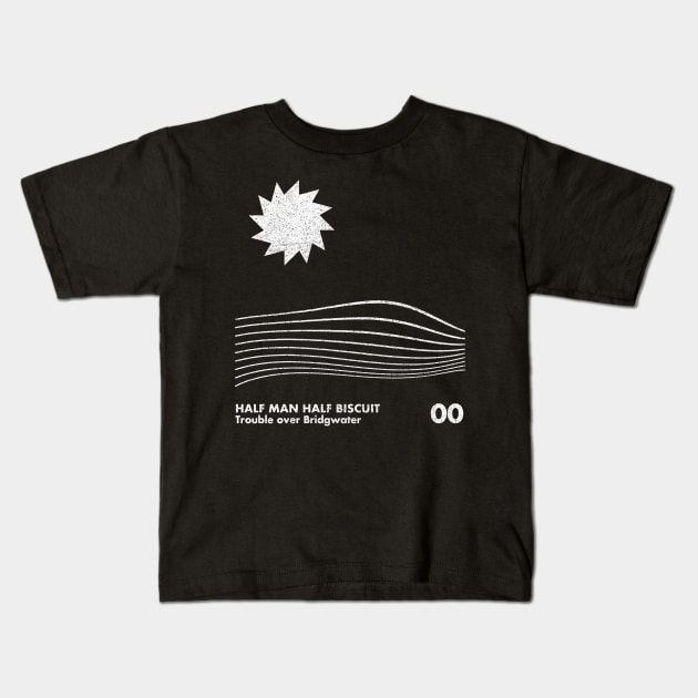 Half Man Half Biscuit / Minimal Graphic Design Tribute Kids T-Shirt by saudade